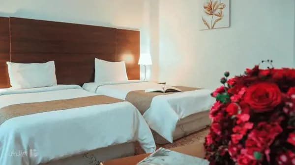اتاق دو تخته تویین در هتل سورینت صدف کیش